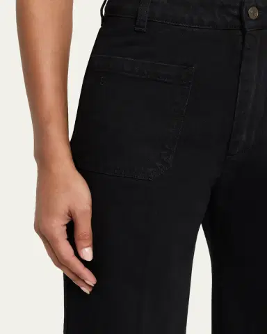Victoria Beckham Alina Patch-Pocket Straight-Leg Jeans | Thumbnail 5 Victoria Beckham Alina Patch-Pocket Straight-Leg Jeans | Thumbnail 5