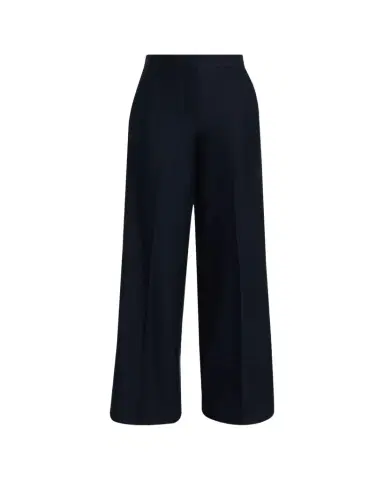 Max Mara High-Rise Wool Pique Jersey Wide-Leg Pants | Thumbnail 1 Max Mara High-Rise Wool Pique Jersey Wide-Leg Pants | Thumbnail 1