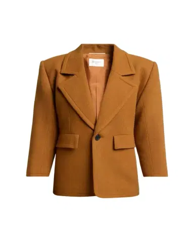 Saint Laurent Brushed Wool Single-Breasted Jacket | Thumbnail 1 Saint Laurent Brushed Wool Single-Breasted Jacket | Thumbnail 1