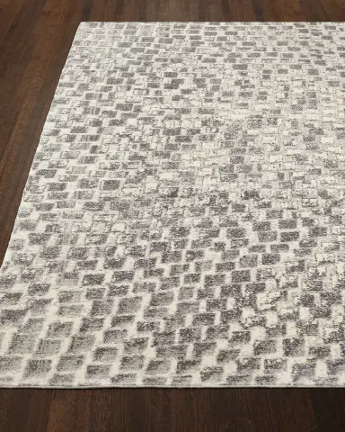 Nourison Cream Tile Rug | Thumbnail 3 Nourison Cream Tile Rug | Thumbnail 3
