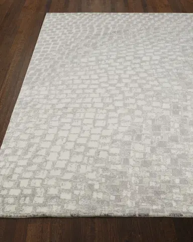 Nourison Cream Tile Rug | Thumbnail 1 Nourison Cream Tile Rug | Thumbnail 1