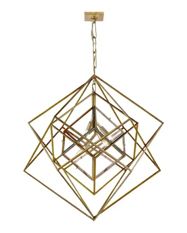 Visual Comfort Signature Cubist Medium Chandelier By Kelly Wearstler | Thumbnail 1 Visual Comfort Signature Cubist Medium Chandelier By Kelly Wearstler | Thumbnail 1