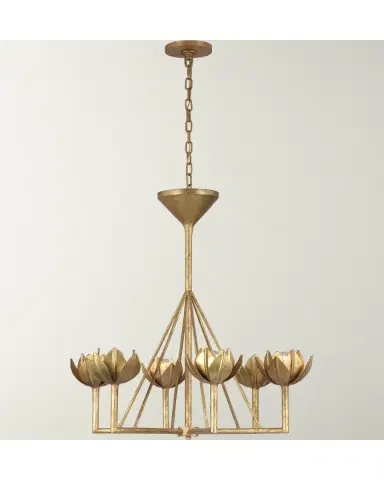 Visual Comfort Signature Alberto Small Single Tier Chandelier By Julie Neill | Thumbnail 2 Visual Comfort Signature Alberto Small Single Tier Chandelier By Julie Neill | Thumbnail 2