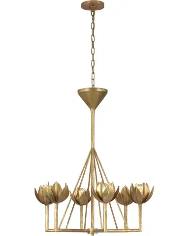 Visual Comfort Signature Alberto Small Single Tier Chandelier By Julie Neill | Thumbnail 1 Visual Comfort Signature Alberto Small Single Tier Chandelier By Julie Neill | Thumbnail 1