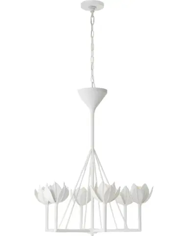 Visual Comfort Signature Alberto Small Single Tier Chandelier By Julie Neill | Thumbnail 1 Visual Comfort Signature Alberto Small Single Tier Chandelier By Julie Neill | Thumbnail 1