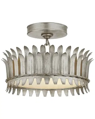 Visual Comfort Signature Leslie 12 Semi-Flush By Suzanne Kasler | Thumbnail 1 Visual Comfort Signature Leslie 12 Semi-Flush By Suzanne Kasler | Thumbnail 1
