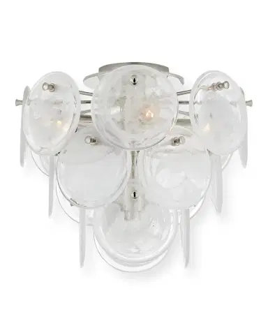 Visual Comfort Signature Loire Medium Tiered Flush Mount By AERIN | Thumbnail 1 Visual Comfort Signature Loire Medium Tiered Flush Mount By AERIN | Thumbnail 1