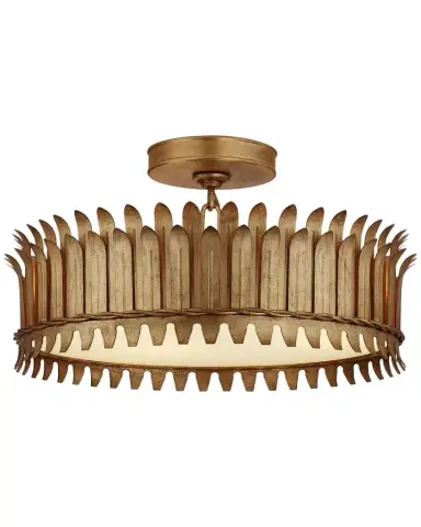 Visual Comfort Signature Leslie 16 Semi-Flush By Suzanne Kasler | Thumbnail 1 Visual Comfort Signature Leslie 16 Semi-Flush By Suzanne Kasler | Thumbnail 1