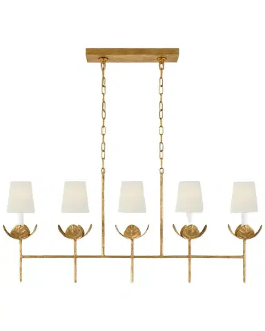 Visual Comfort Signature Illana Large Linear Chandelier By Julie Neill | Thumbnail 1 Visual Comfort Signature Illana Large Linear Chandelier By Julie Neill | Thumbnail 1
