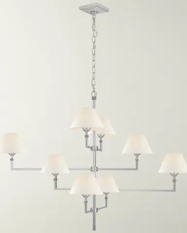 Visual Comfort Signature Jane Large Offset Chandelier By Alexa Hampton | Thumbnail 2 Visual Comfort Signature Jane Large Offset Chandelier By Alexa Hampton | Thumbnail 2