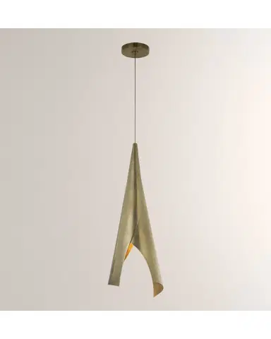 Visual Comfort Signature Piel Medium Wrapped Pendant By Kelly Wearstler | Thumbnail 2 Visual Comfort Signature Piel Medium Wrapped Pendant By Kelly Wearstler | Thumbnail 2