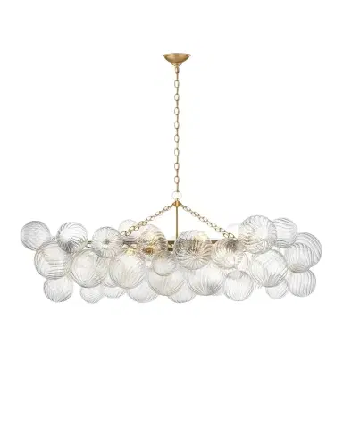 Visual Comfort Signature Talia Medium Linear Chandelier By Julie Neill | Thumbnail 1 Visual Comfort Signature Talia Medium Linear Chandelier By Julie Neill | Thumbnail 1