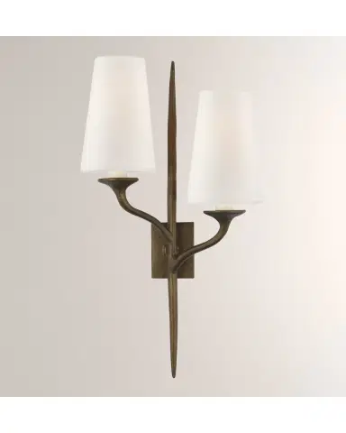 Visual Comfort Signature Iberia Double Left Sconce By Julie Neill | Thumbnail 2 Visual Comfort Signature Iberia Double Left Sconce By Julie Neill | Thumbnail 2