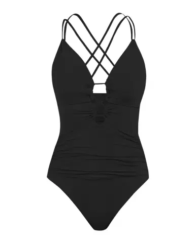 La Blanca Lace-Up One-Piece Swimsuit | Thumbnail 1 La Blanca Lace-Up One-Piece Swimsuit | Thumbnail 1