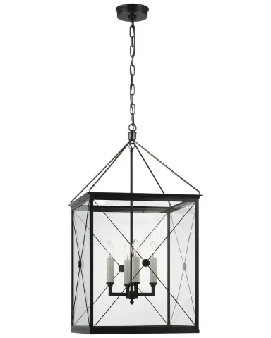 Visual Comfort Signature Rossi Medium Lantern By Julie Neill | Thumbnail 1 Visual Comfort Signature Rossi Medium Lantern By Julie Neill | Thumbnail 1