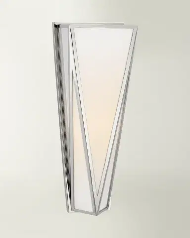 Visual Comfort Signature Lorino Medium Sconce In Bronze With White Glass By Julie Neill | Thumbnail 2 Visual Comfort Signature Lorino Medium Sconce In Bronze With White Glass By Julie Neill | Thumbnail 2