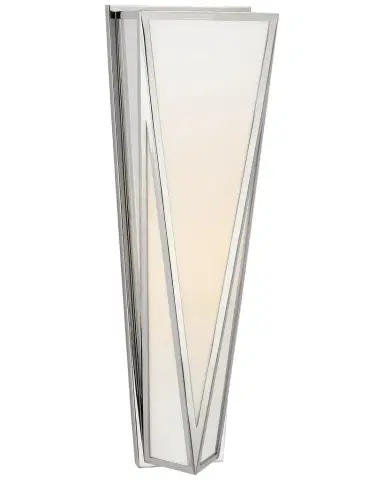 Visual Comfort Signature Lorino Medium Sconce In Bronze With White Glass By Julie Neill | Thumbnail 1 Visual Comfort Signature Lorino Medium Sconce In Bronze With White Glass By Julie Neill | Thumbnail 1