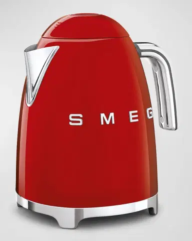 Smeg Retro Electric Kettle, Polished White | Thumbnail 2 Smeg Retro Electric Kettle, Polished White | Thumbnail 2