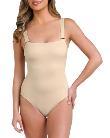 La Blanca Luxe Square-Neck One-Piece Swimsuit | Thumbnail 1 La Blanca Luxe Square-Neck One-Piece Swimsuit | Thumbnail 1