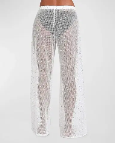 Sunshine 79 Shine Sequined Crochet Beach Pants | Thumbnail 5 Sunshine 79 Shine Sequined Crochet Beach Pants | Thumbnail 5