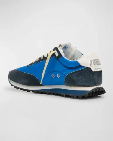 Golden Goose Men's Marathon Nylon and Suede Low-Top Sneakers | Thumbnail 4 Golden Goose Men's Marathon Nylon and Suede Low-Top Sneakers | Thumbnail 4