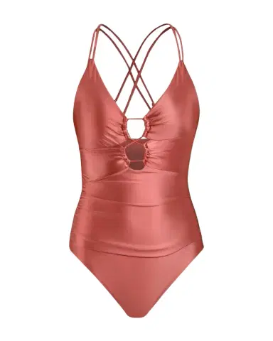 La Blanca Lace-Up One-Piece Swimsuit | Thumbnail 1 La Blanca Lace-Up One-Piece Swimsuit | Thumbnail 1
