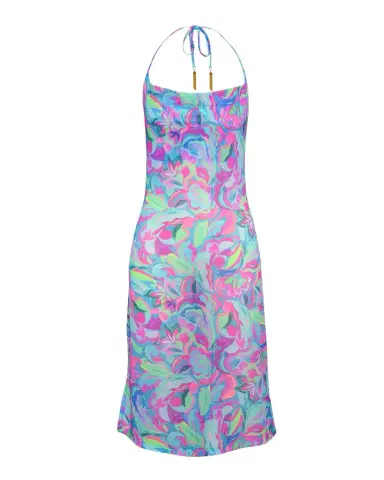 Sunshine 79 Swirltopia Halter Midi Dress | Thumbnail 1 Sunshine 79 Swirltopia Halter Midi Dress | Thumbnail 1