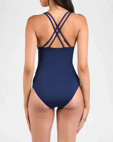 La Blanca Lace-Up One-Piece Swimsuit | Thumbnail 3 La Blanca Lace-Up One-Piece Swimsuit | Thumbnail 3