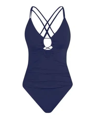 La Blanca Lace-Up One-Piece Swimsuit | Thumbnail 1 La Blanca Lace-Up One-Piece Swimsuit | Thumbnail 1