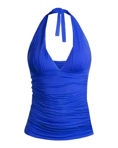 La Blanca Island Goddess Halter Tankini Swim Top | Thumbnail 1 La Blanca Island Goddess Halter Tankini Swim Top | Thumbnail 1