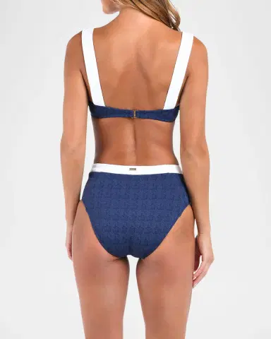 L'AGENCE Alexandria Colorblock Chic Bikini Top | Thumbnail 3 L'AGENCE Alexandria Colorblock Chic Bikini Top | Thumbnail 3