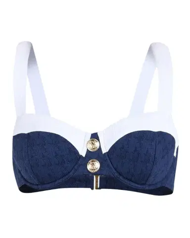 L'AGENCE Alexandria Colorblock Chic Bikini Top | Thumbnail 1 L'AGENCE Alexandria Colorblock Chic Bikini Top | Thumbnail 1