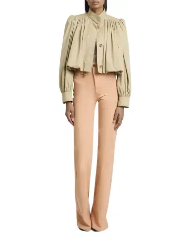 Chloé Crop Balloon Jacket | Thumbnail 1 Chloé Crop Balloon Jacket | Thumbnail 1