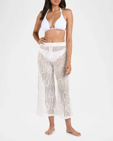 La Blanca Waverly Crochet Cropped Pants | Thumbnail 2 La Blanca Waverly Crochet Cropped Pants | Thumbnail 2