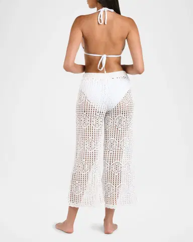 La Blanca Waverly Crochet Cropped Pants | Thumbnail 3 La Blanca Waverly Crochet Cropped Pants | Thumbnail 3