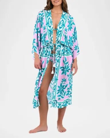 La Blanca Opulent Tie-Front Kimono | Thumbnail 4 La Blanca Opulent Tie-Front Kimono | Thumbnail 4
