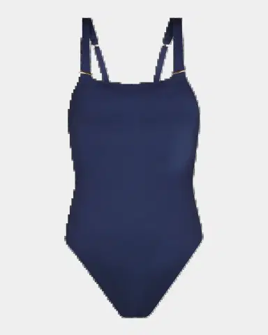 La Blanca Plus Size LB Luxe Square-Neck One-Piece Swimsuit | Thumbnail 2 La Blanca Plus Size LB Luxe Square-Neck One-Piece Swimsuit | Thumbnail 2