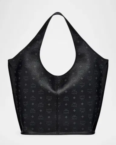 MCM Leni XL Visetos Monogram Shopper Tote Bag | Thumbnail 2 MCM Leni XL Visetos Monogram Shopper Tote Bag | Thumbnail 2