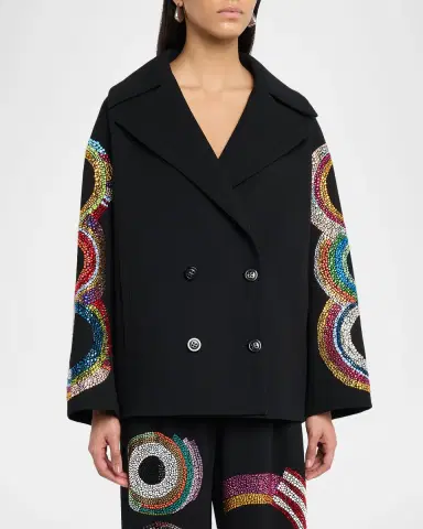 Libertine Sonia Crystal-Embellished Deauville Jacket | Thumbnail 4 Libertine Sonia Crystal-Embellished Deauville Jacket | Thumbnail 4