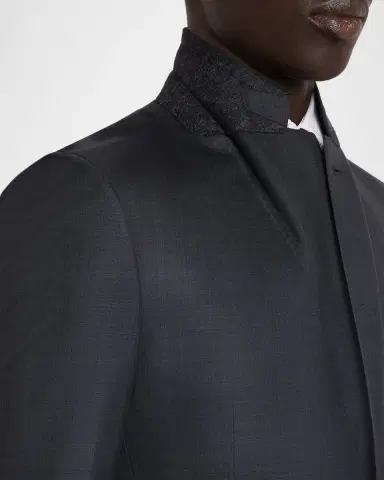 Zegna Men's 15milmil15 Wool Tonal Plaid Two-Piece Suit | Thumbnail 8 Zegna Men's 15milmil15 Wool Tonal Plaid Two-Piece Suit | Thumbnail 8