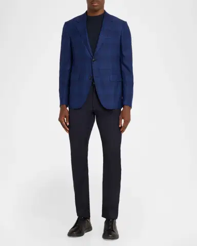 ZEGNA Men's 15milmil15 Wool Plaid Single-Breasted Sport Coat | Thumbnail 2 ZEGNA Men's 15milmil15 Wool Plaid Single-Breasted Sport Coat | Thumbnail 2