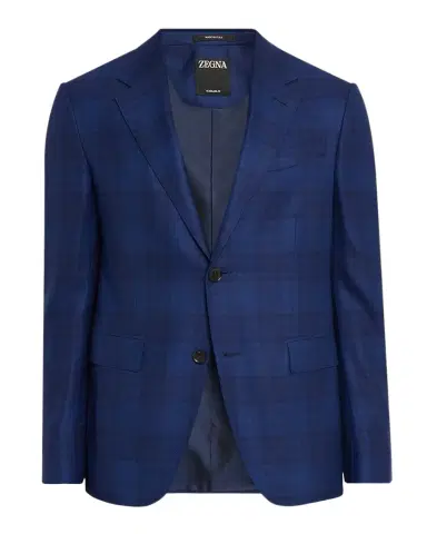 ZEGNA Men's 15milmil15 Wool Plaid Single-Breasted Sport Coat | Thumbnail 1 ZEGNA Men's 15milmil15 Wool Plaid Single-Breasted Sport Coat | Thumbnail 1