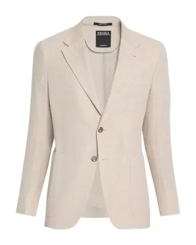 Zegna Men's Crossover Linen and Wool Single-Breasted Sport Coat | Thumbnail 1 Zegna Men's Crossover Linen and Wool Single-Breasted Sport Coat | Thumbnail 1