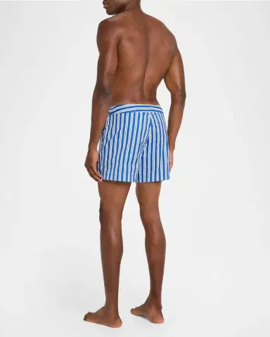 Tom Ford Men's Nylon Multi-Stripe Swim Trunks | Thumbnail 3 Tom Ford Men's Nylon Multi-Stripe Swim Trunks | Thumbnail 3
