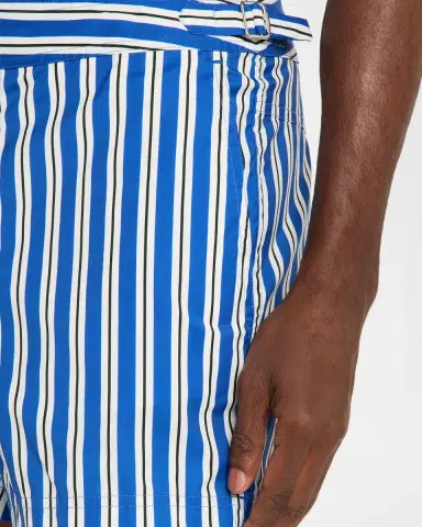 Tom Ford Men's Nylon Multi-Stripe Swim Trunks | Thumbnail 4 Tom Ford Men's Nylon Multi-Stripe Swim Trunks | Thumbnail 4
