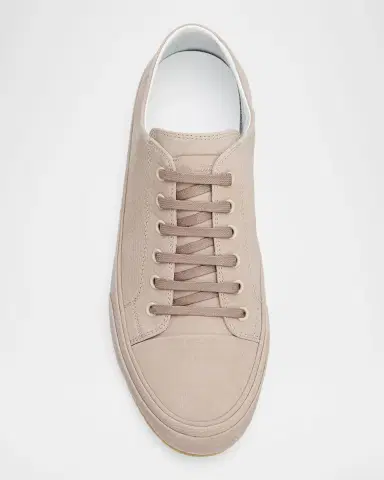 Brioni Men's Tennis Leather Tonal-Midsole Low-Top Sneakers | Thumbnail 4 Brioni Men's Tennis Leather Tonal-Midsole Low-Top Sneakers | Thumbnail 4