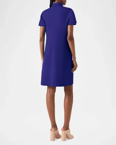 Akris Cotton-Silk Stretch Polo Dress | Thumbnail 3 Akris Cotton-Silk Stretch Polo Dress | Thumbnail 3