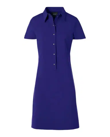 Akris Cotton-Silk Stretch Polo Dress | Thumbnail 1 Akris Cotton-Silk Stretch Polo Dress | Thumbnail 1