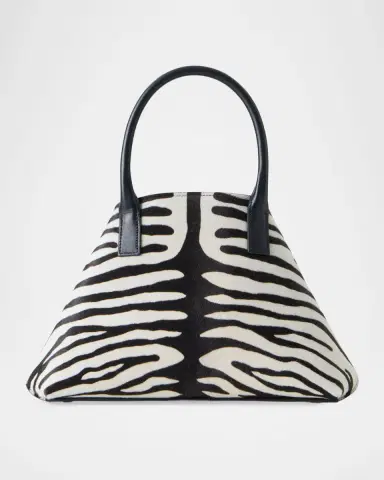 Akris Ai Small Zebra-Print Top-Handle Tote Bag | Thumbnail 5 Akris Ai Small Zebra-Print Top-Handle Tote Bag | Thumbnail 5