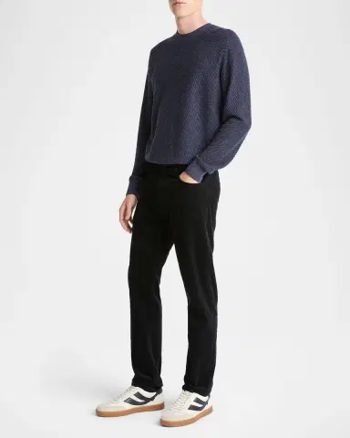 Vince Men's Dylan Slim Five-Pocket Peached Stretch-Cotton Pants | Thumbnail 2 Vince Men's Dylan Slim Five-Pocket Peached Stretch-Cotton Pants | Thumbnail 2